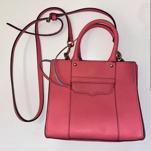 Rebecca Minkoff mini bag with clasp and detachable over the shoulder strap